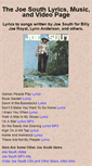 Mobile Screenshot of joesouth.churchyear.net